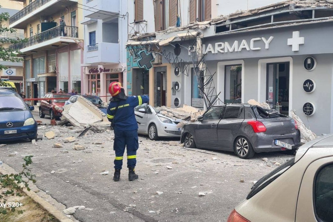 Μαρτυρία από την κατάρρευση μπαλκονιού στο Λαύριο